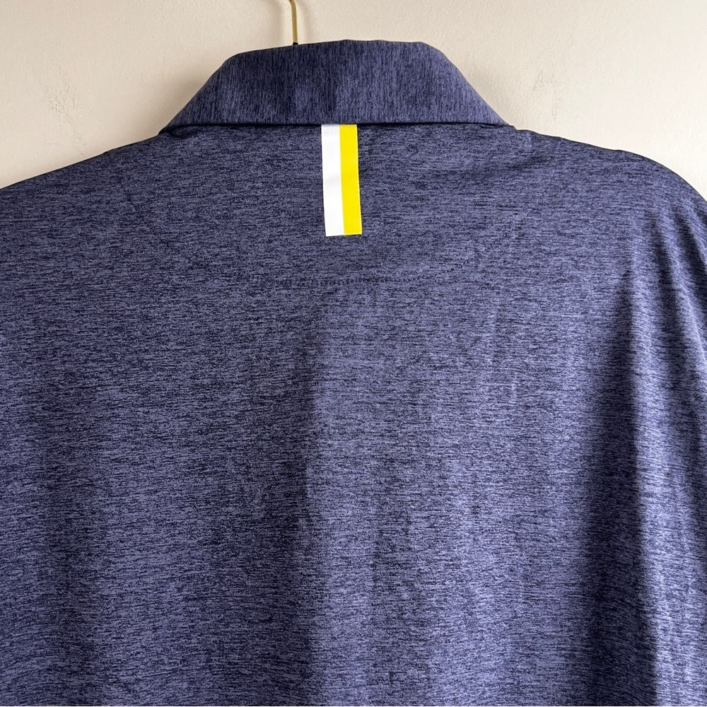 Rhoback Solid Blue men’s polo XXL Polo short sleeve embroidered logo - Picture 6 of 8
